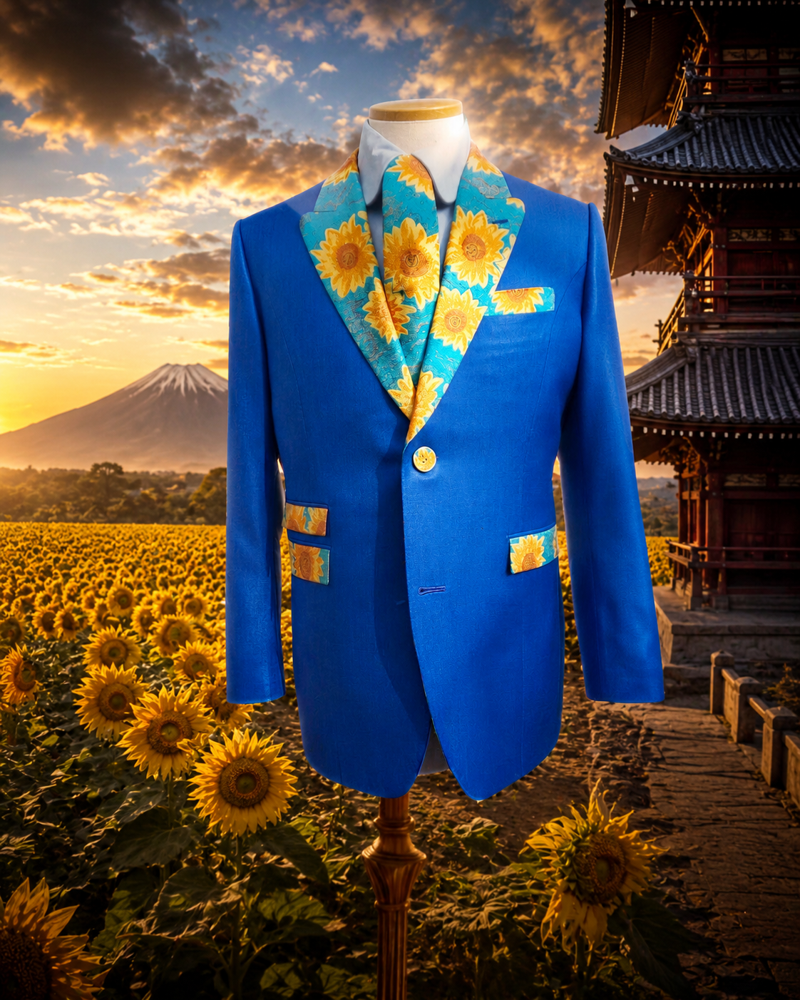 Ryunosuke TOKYO:威厳と伝統の象徴- 西陣織ジャケット