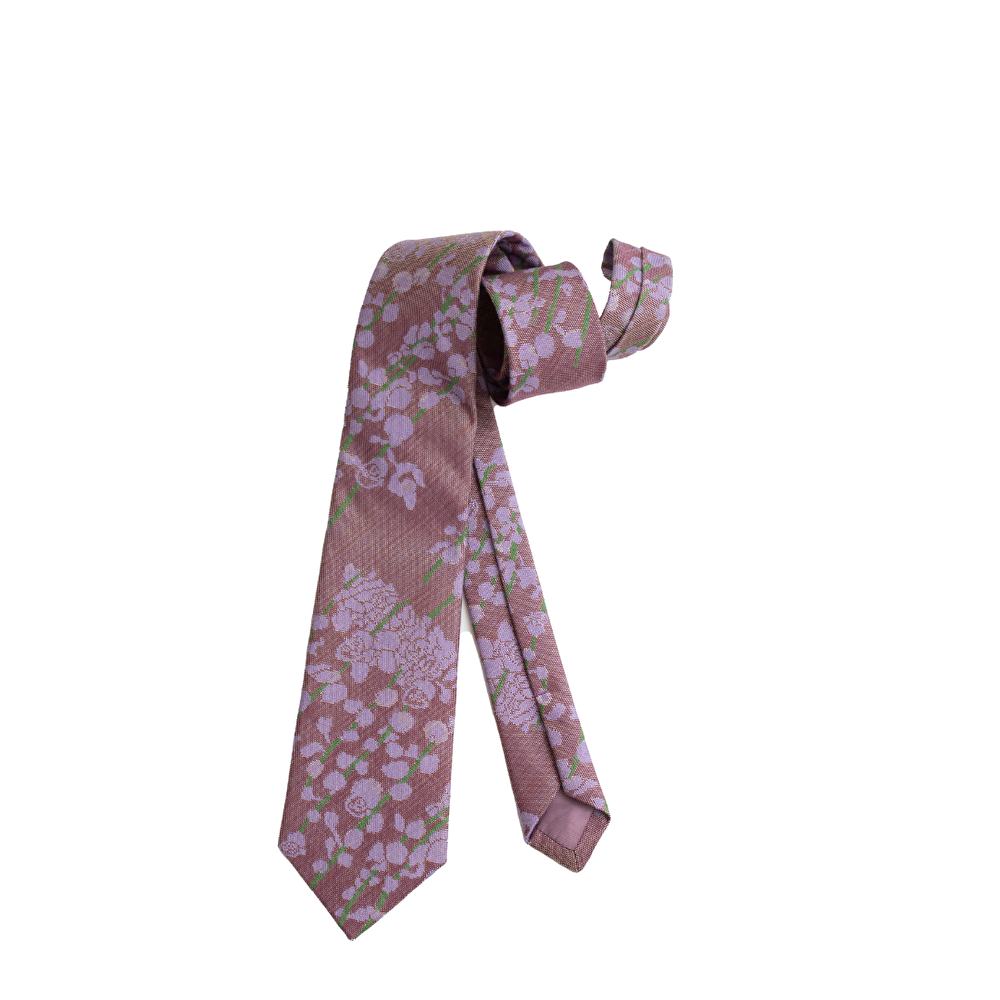 Ryunosuke TOKYO オリジナル西陣織手縫いネクタイ - 華やかな Ryunosuke TOKYO オリジナル西陣織手縫いネクタイ - 華やかな